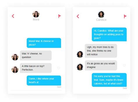how to start a chat on dating app